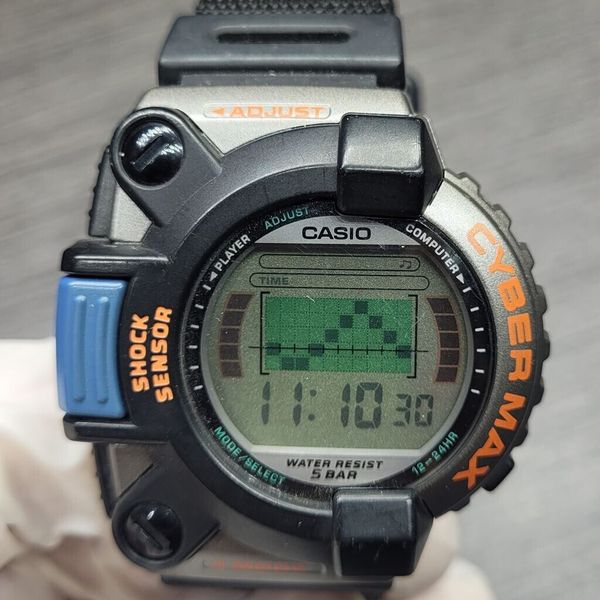Casio Cyber Max JG-300 Shock Senor Punch Game Watch Module 1456