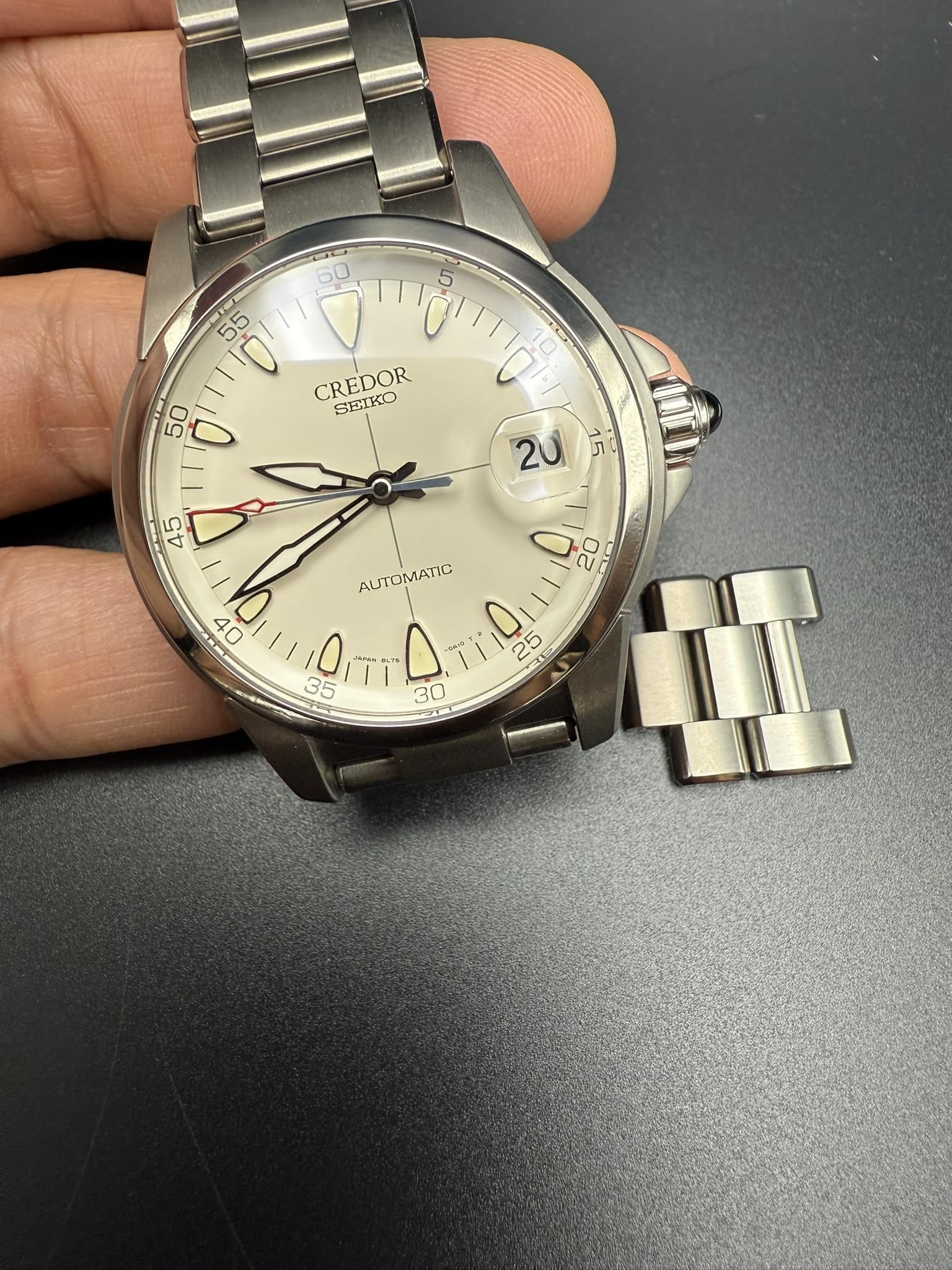 WTS] Seiko Credor GCBR999 White dial Phoenix Alpinist (Titanium