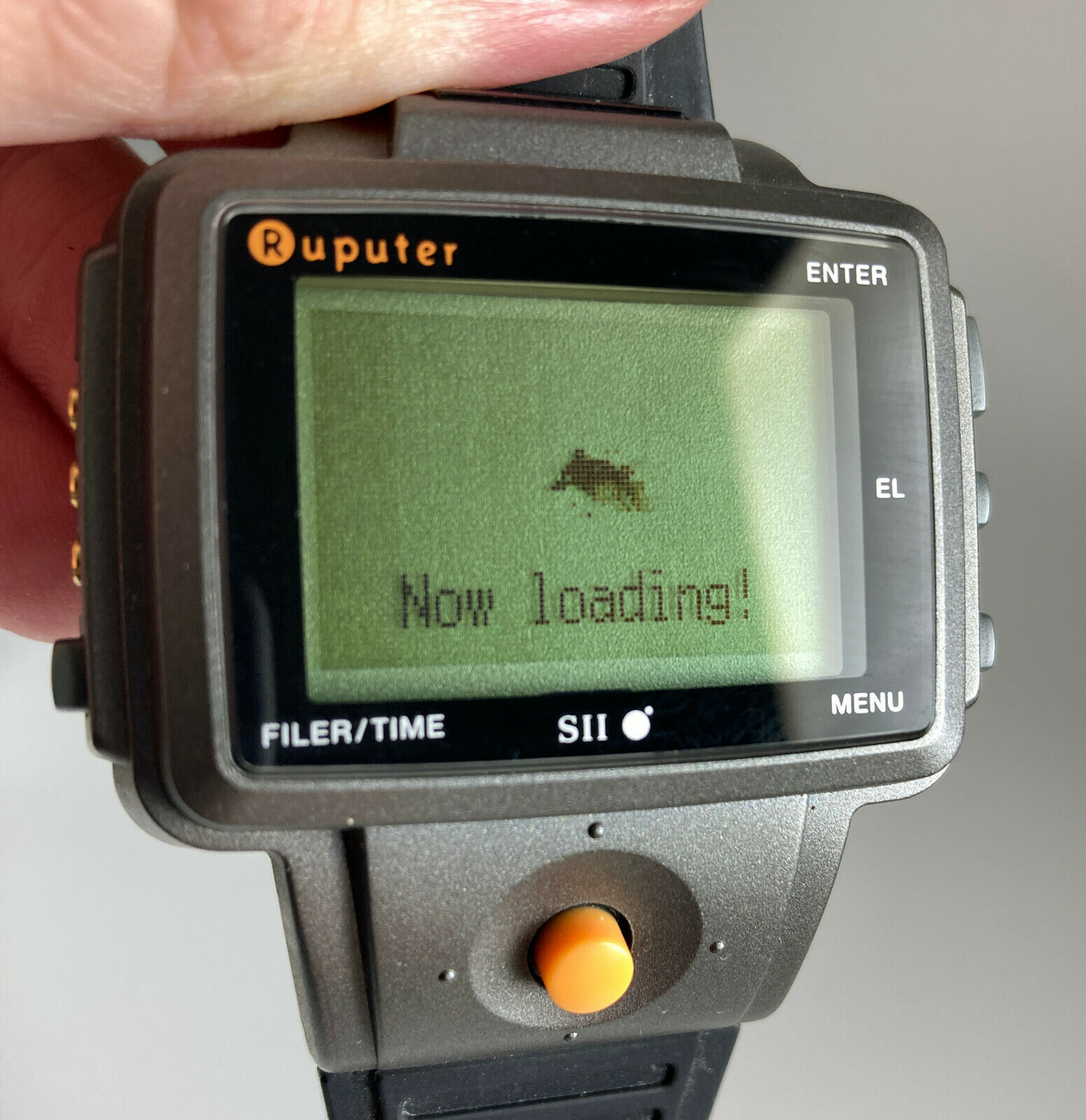 Vintage SEIKO Ruputer PRO 1st Smart Watch LCD MP120SP wearable 