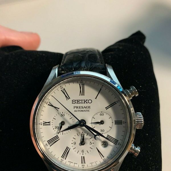 New still in the box Seiko SRQ023 Presage Mens Watch with Leather Band. |  WatchCharts