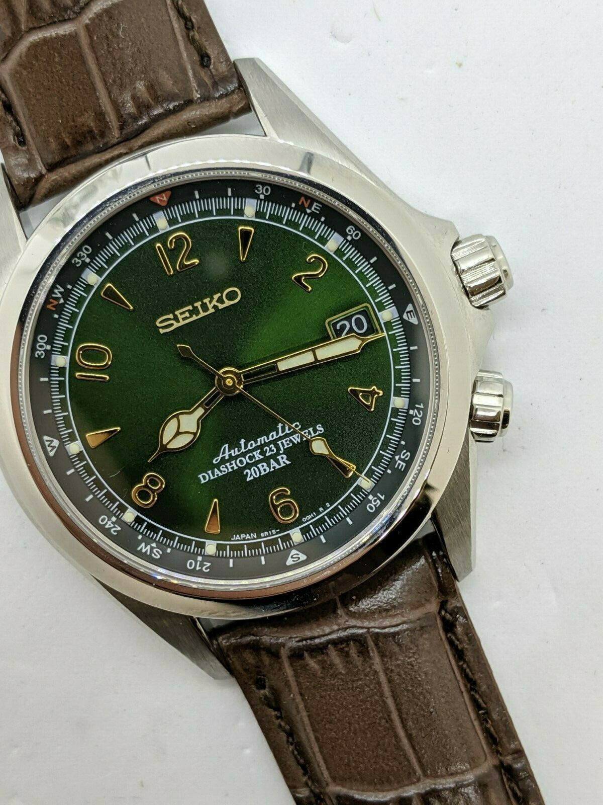 SEIKO SARB017 6R15-00E1 Alpinist Green Dial Automatic Watch - NEW |  WatchCharts