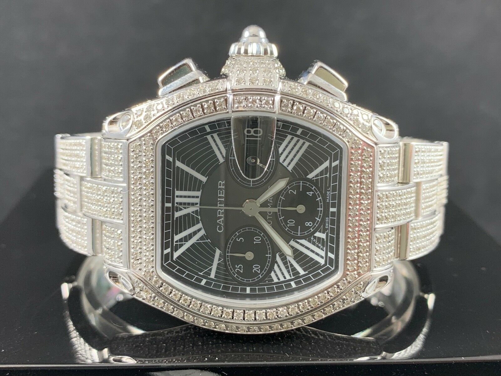 Cartier roadster sale iced out