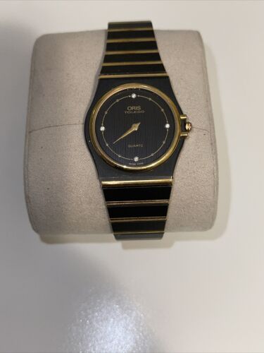 Vintage Quartz watch ORIS Toledo 7162 Swiss Made Not Working