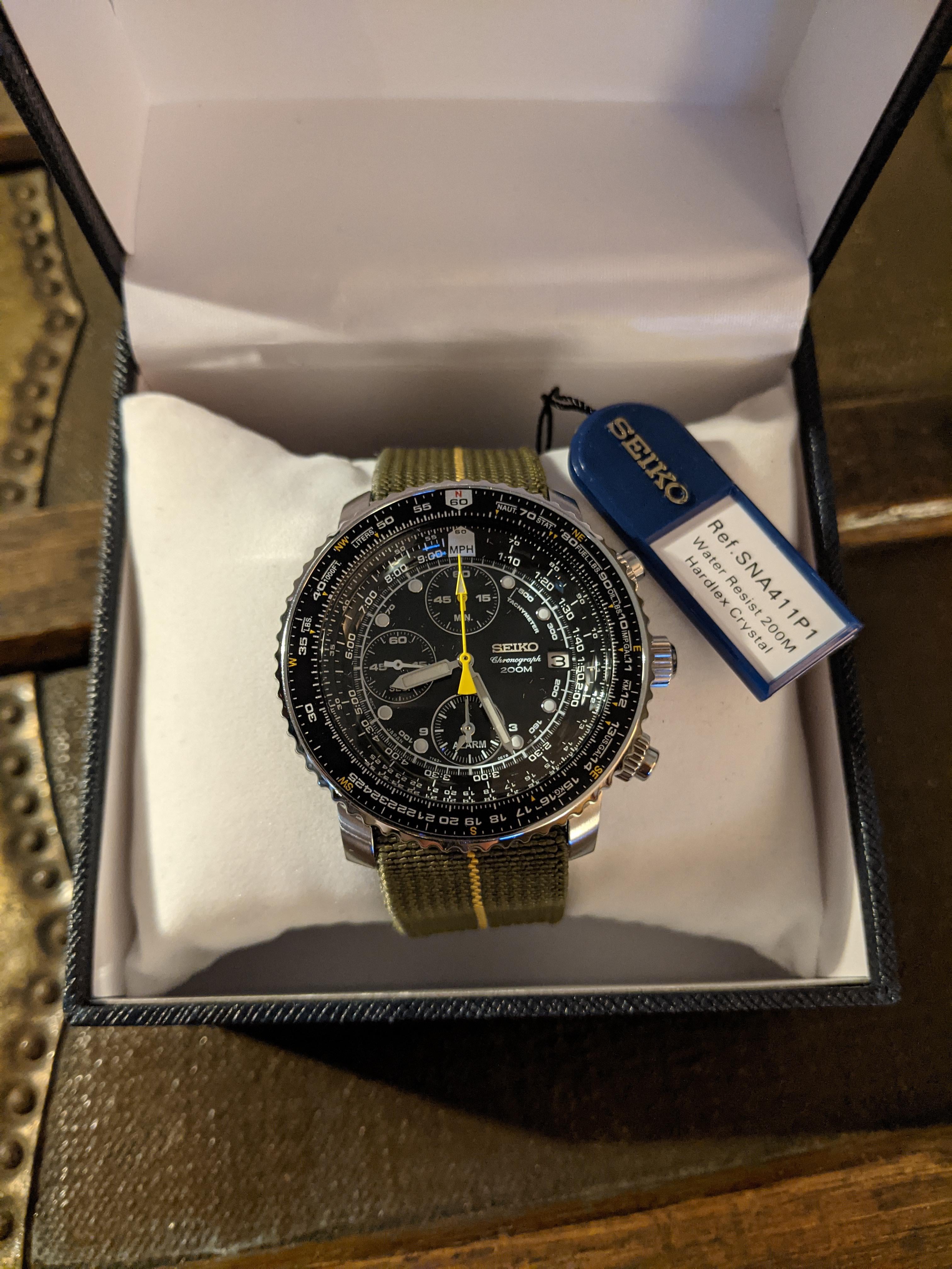 Seiko Flightmaster SNA411