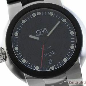 Oris TT1 Day-Date Lefty Automatik Edelstahl Herrenuhr Ref. 7519-44