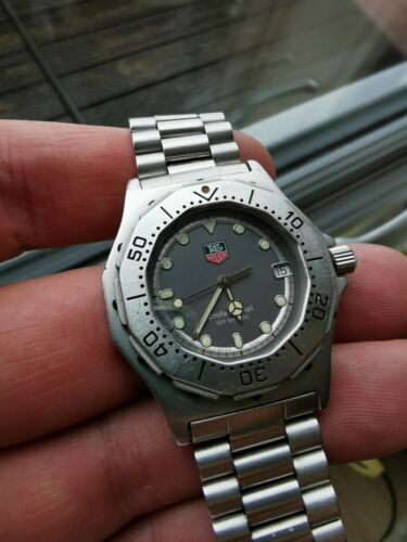 時計 tag Heuer Professional 200m 932.213 SS 👍 Vintage TAG HEUER 3000 Series 932.213 MIDSIZE Submarine