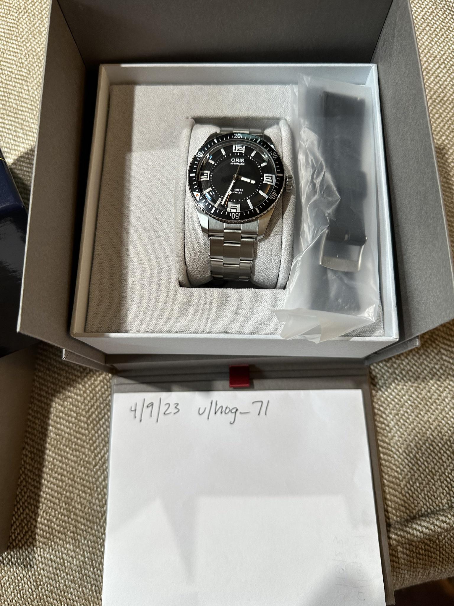 WTS Oris Diver 65 Maxi Topper LE WatchCharts Marketplace