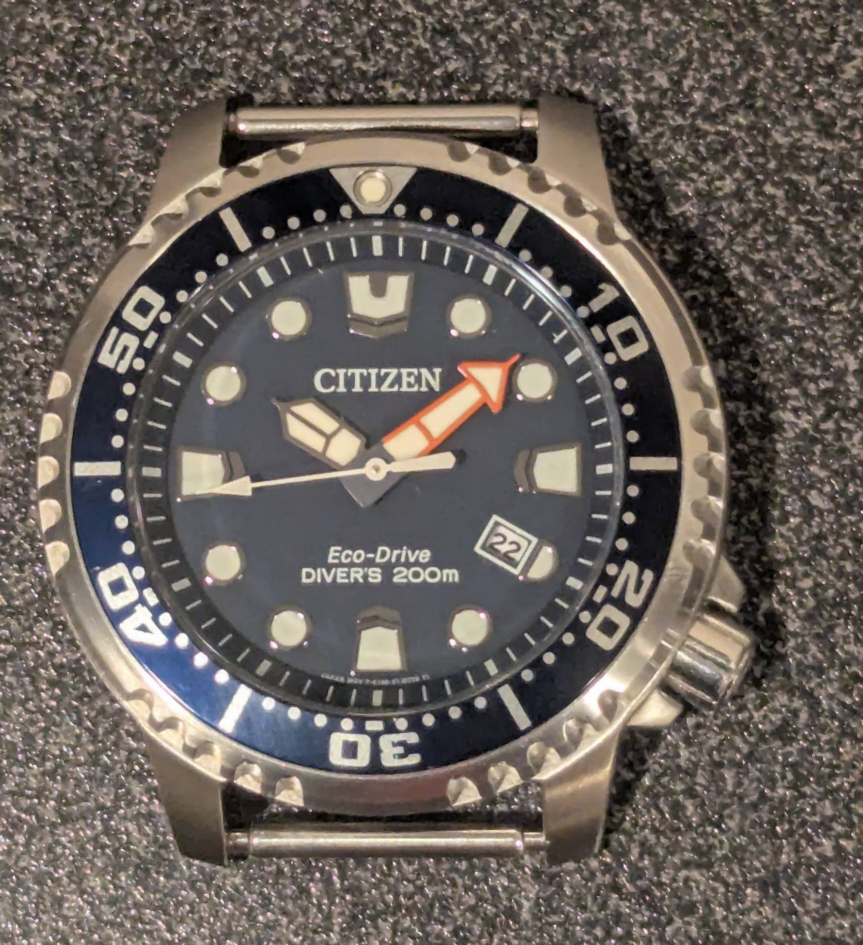 SOLD: Ctizen Promaster Eco-Drive 200m Diver Watch Blue Dial w