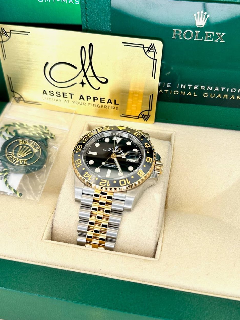 Rolex gmt master ii hotsell two tone yellow gold