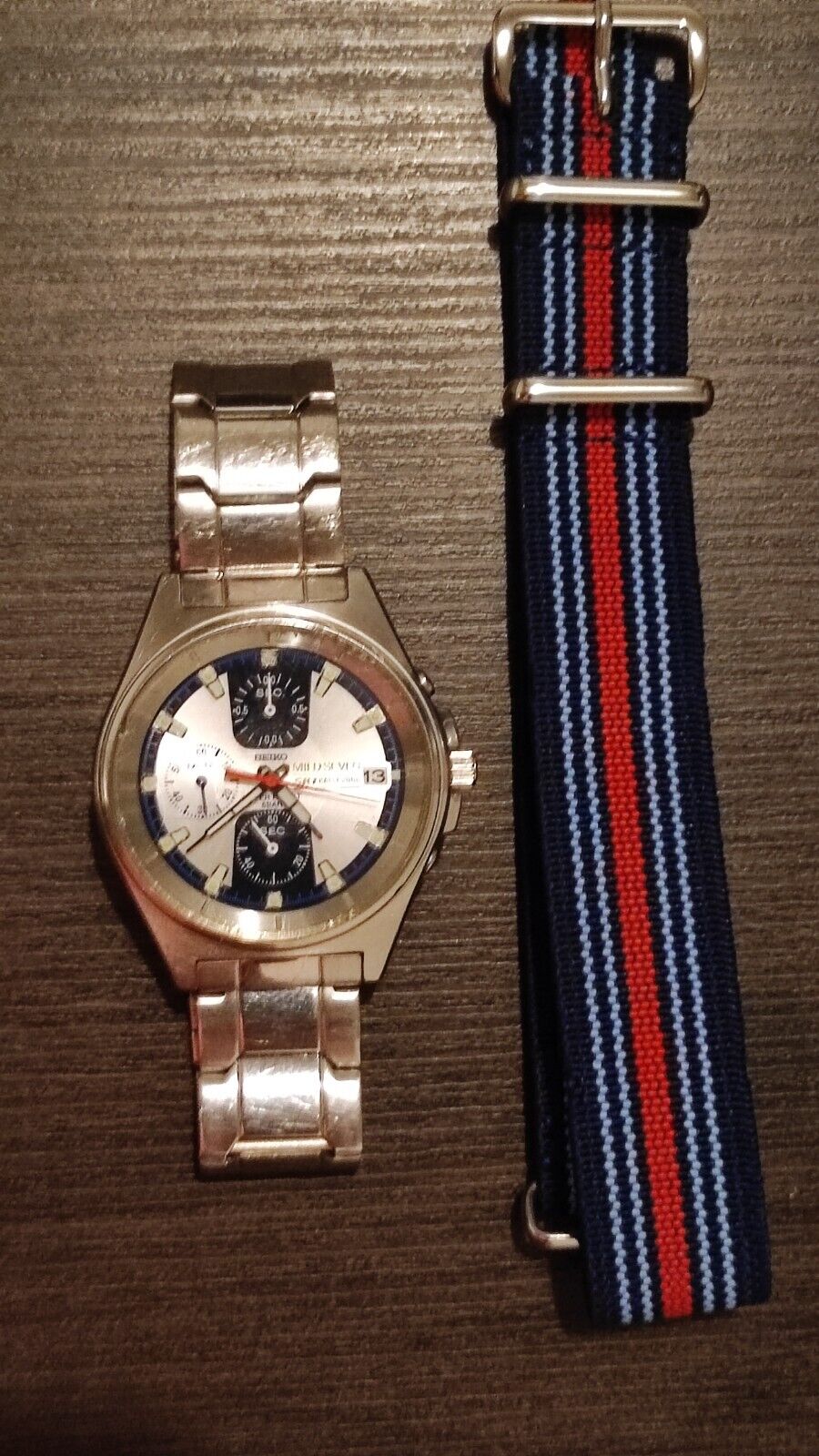 Seiko Chrono Mild Seven Ski Rally 2000 LE Men's Watch V657-9030