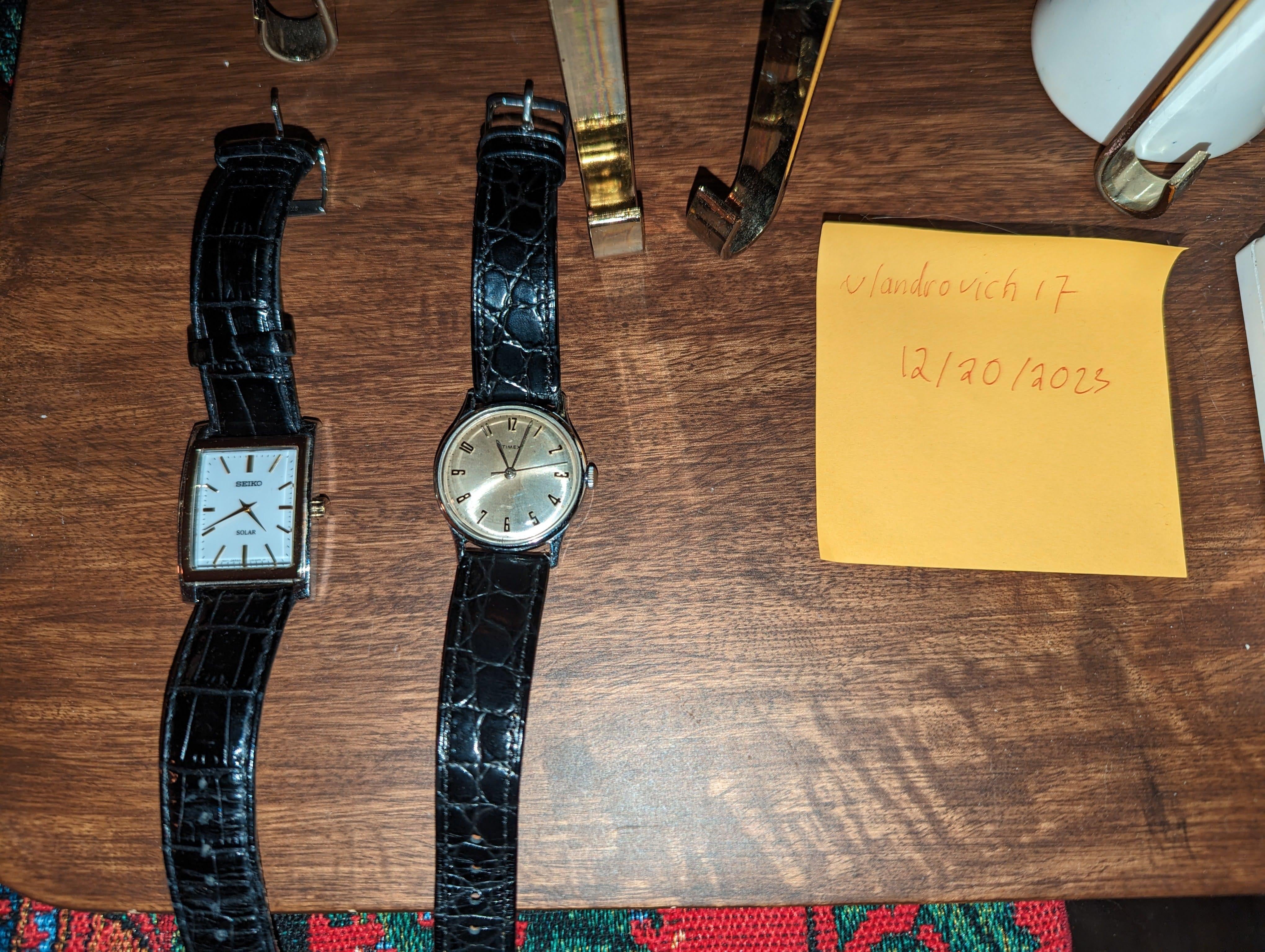 WTS Seiko Tank and 1960 s Timex Marlin WatchCharts Marketplace