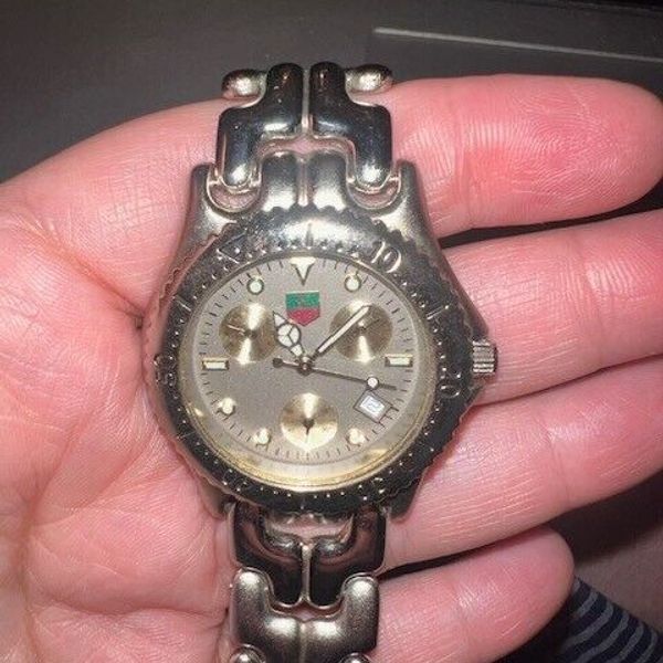 Tagheuer 97675 Women's Watch 100M Silver Original Wristwatch