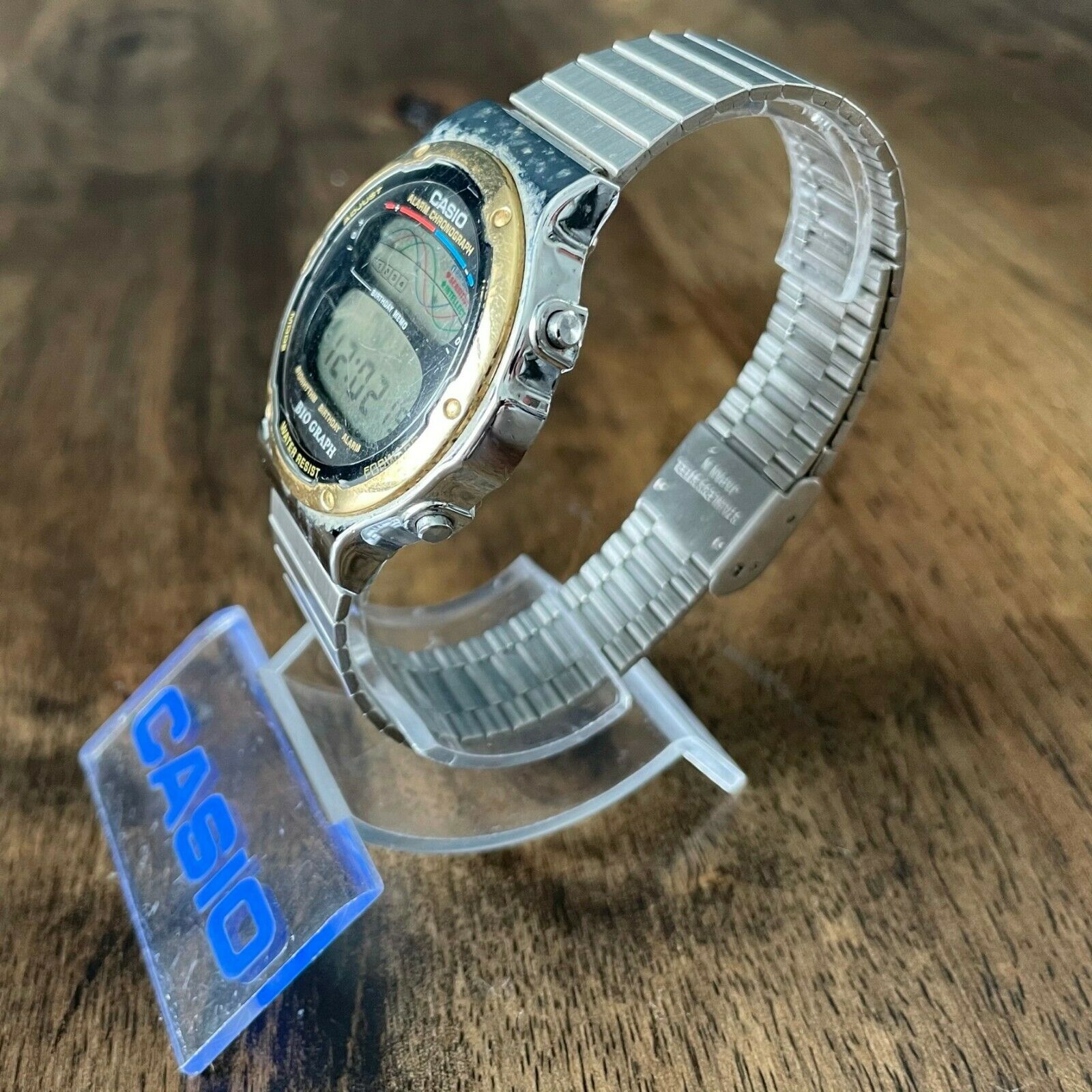 RARE Vintage 1991 Casio BH-200 Digital Bio Graph Watch, Made in