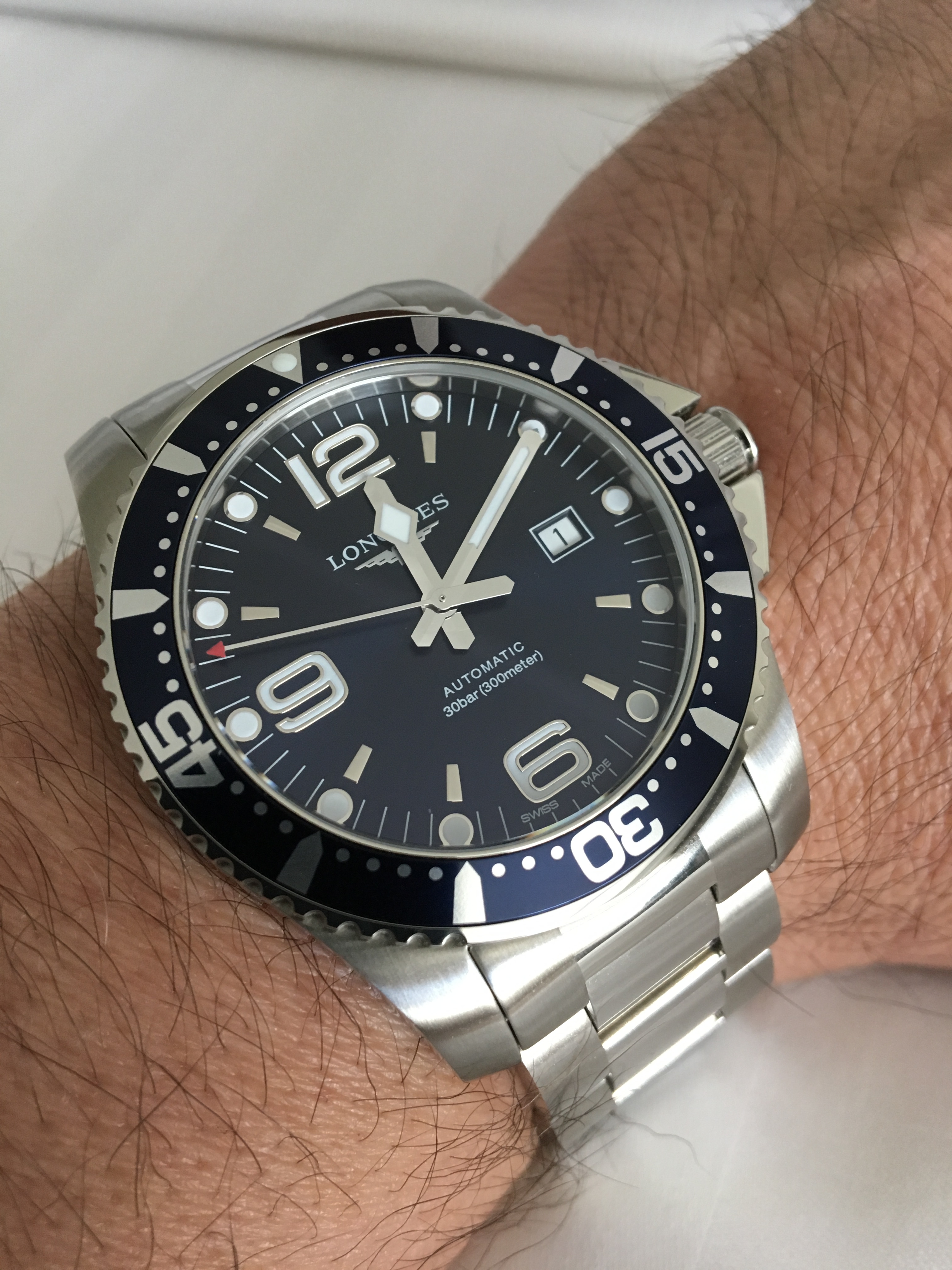 longines hydroconquest 44 automatic