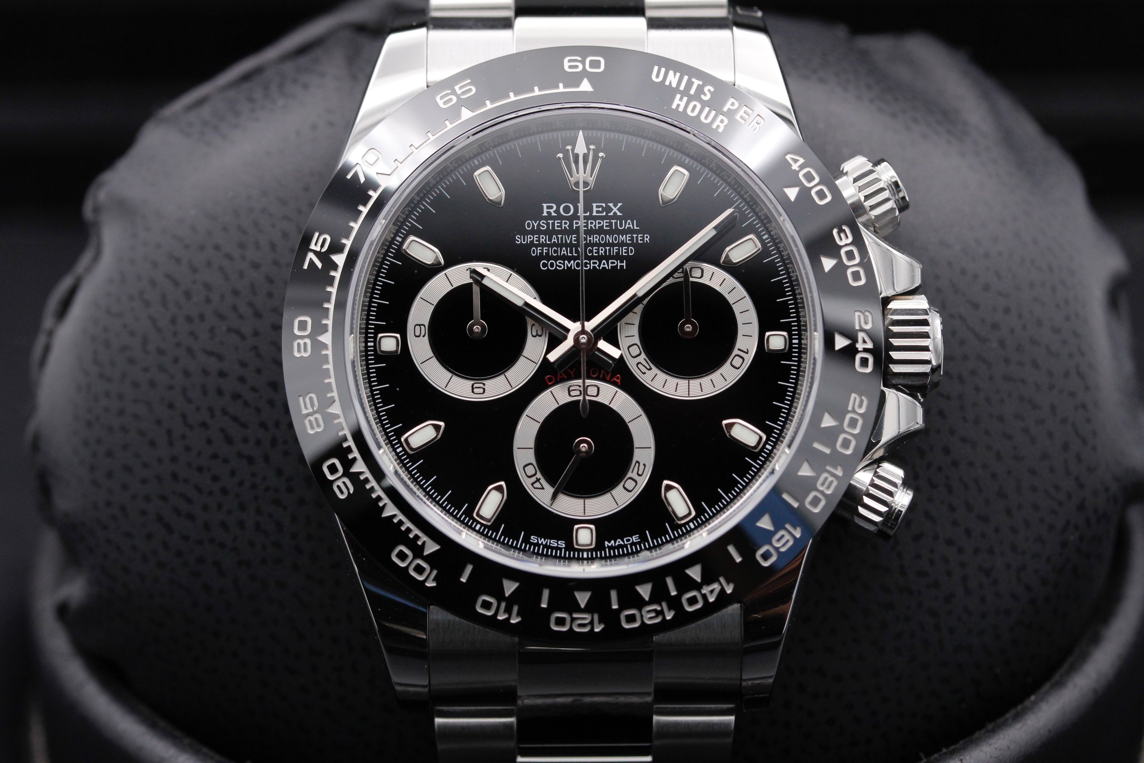 FSOT Rolex Daytona Cosmograph 116500LN Black Steel Black