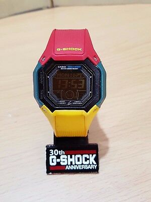 Vintage G-Shock G-056 Polygon Slim Rasta Reggae Jamaica Solar