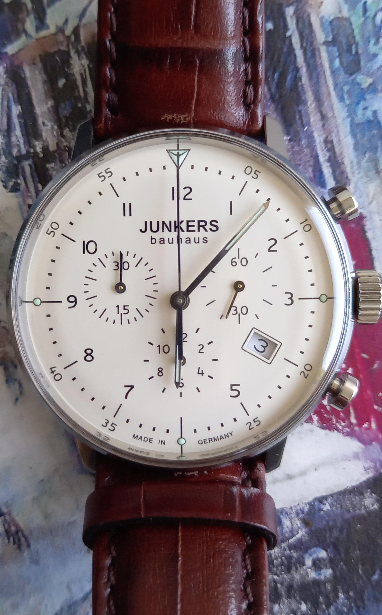 WTS Junkers Bauhaus Chronograph WatchCharts Marketplace