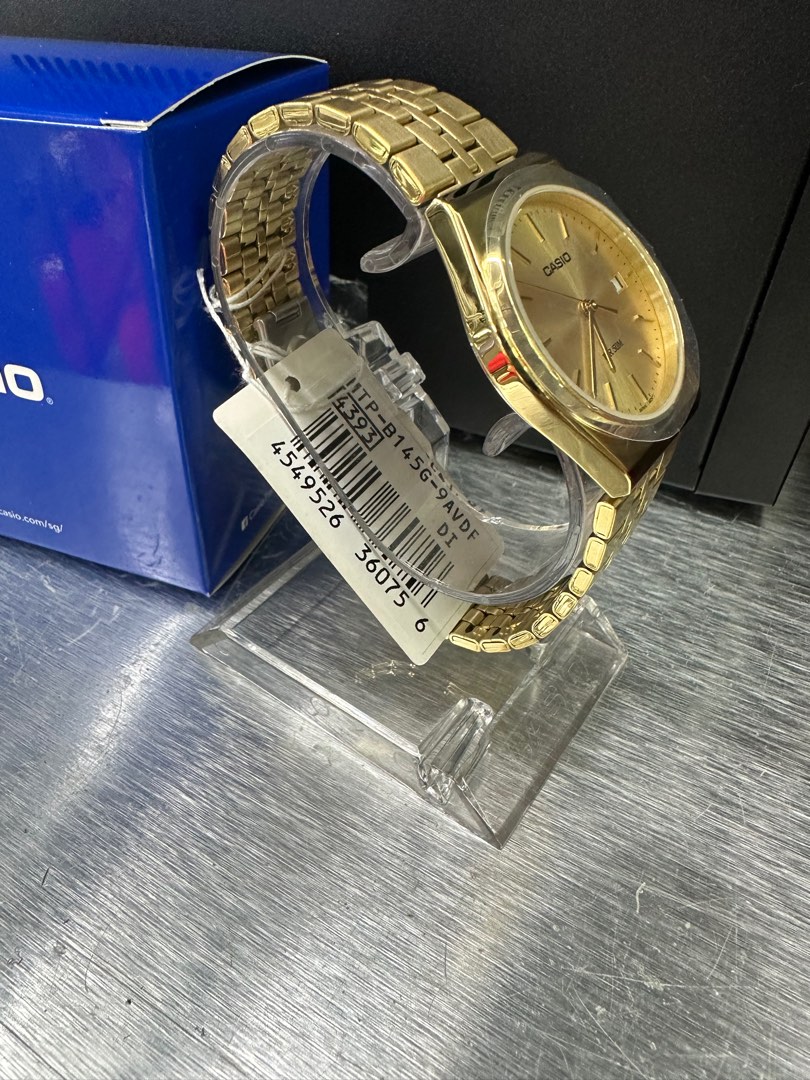 CASIO MTP-B145G-9AVDF ゴールド 腕時計 本体 【公式通販】