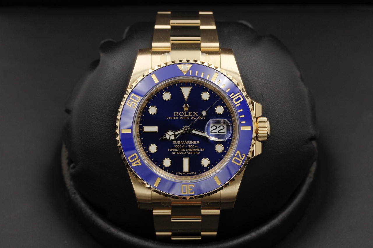 FSOT: Rolex Submariner - Ceramic - 116618LB - Sunburst Blue Dial - NEW ...