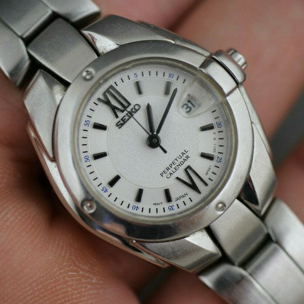 SEIKO WATCH PERPETUAL CALENDAR DATE 4F320019 LADIES WATCH WatchCharts