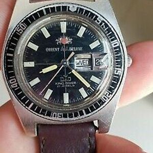 Vintage ORIENT AAA DELUXE KING Diver 21 Jewels AUTO , Ref G349