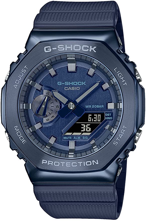 Casio Watch G-SHOCK Metal Covered GM-2100N-2AJF Men's Blue