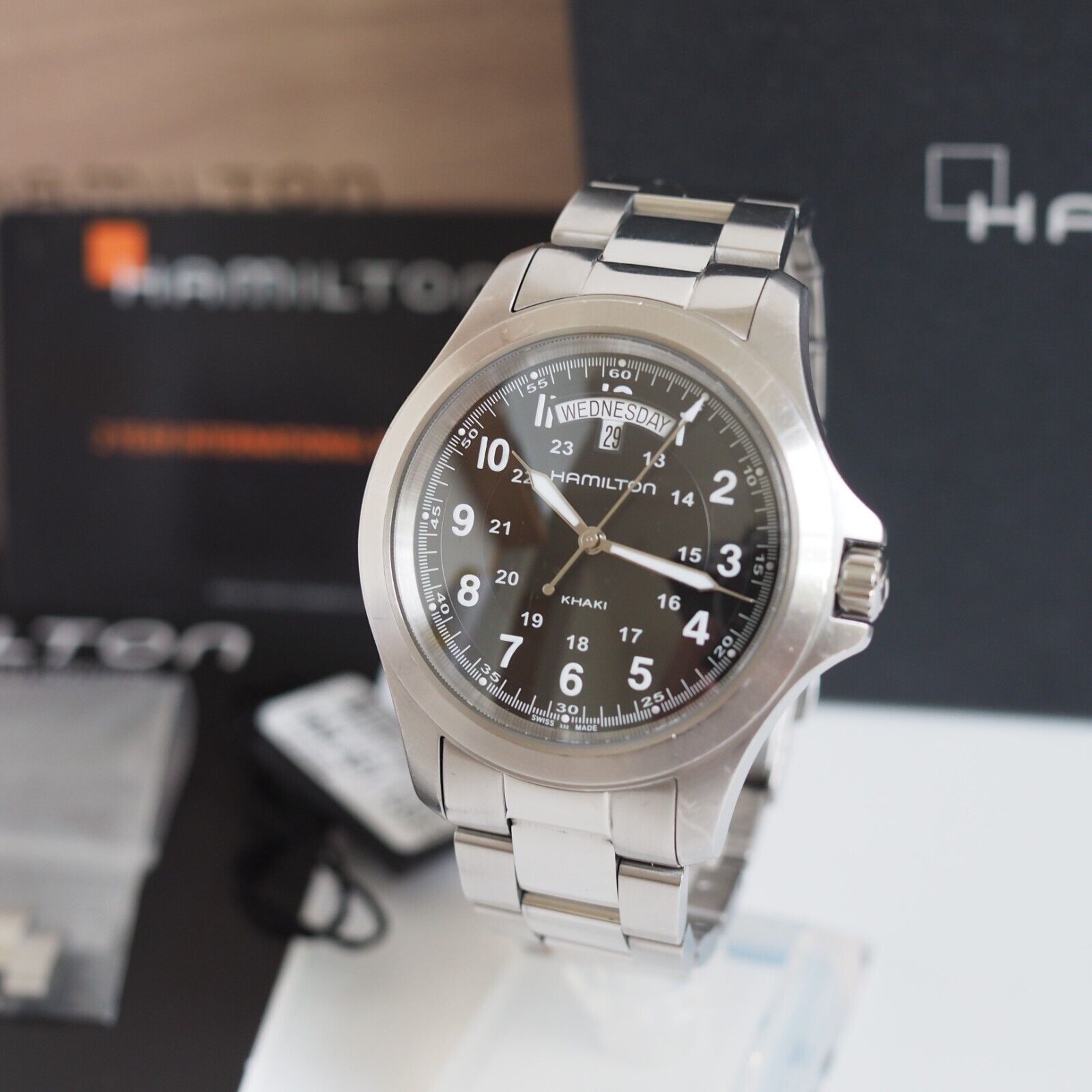 Hamilton khaki clearance field king quartz