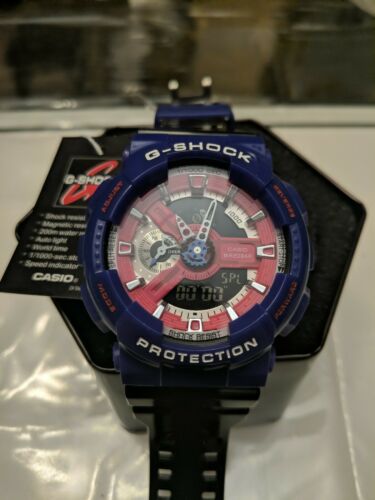 Casio G Shock 5146 Ga-110nc Purple Pink And Black Antimagnetic