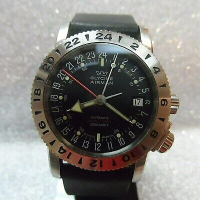 38mm Glycine Airman Gmt Automatic Watch Ref 3866 | WatchCharts