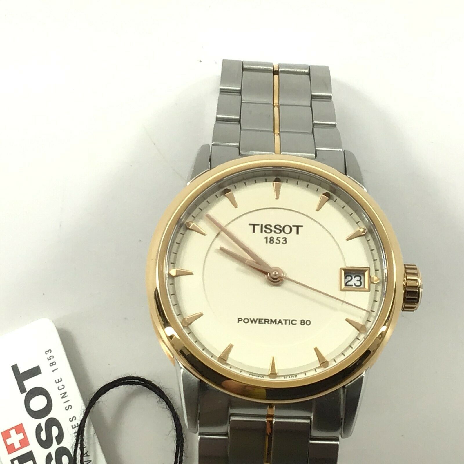 Tissot Lady Luxury Powermatic 80 Ivory Dial Ladies Watch