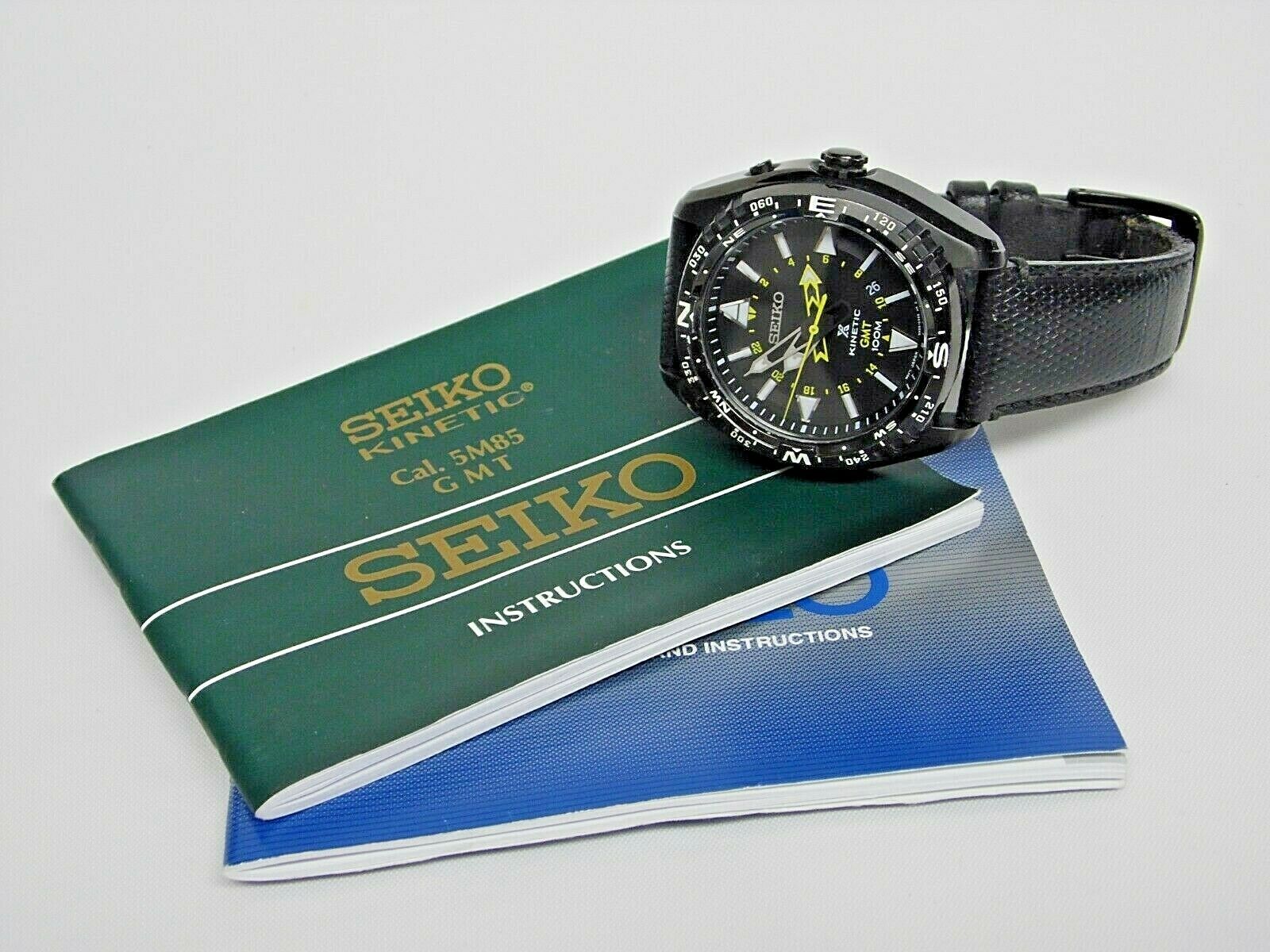 Seiko GMT Kinetic Men's Watch 5M85-0AE0 | WatchCharts