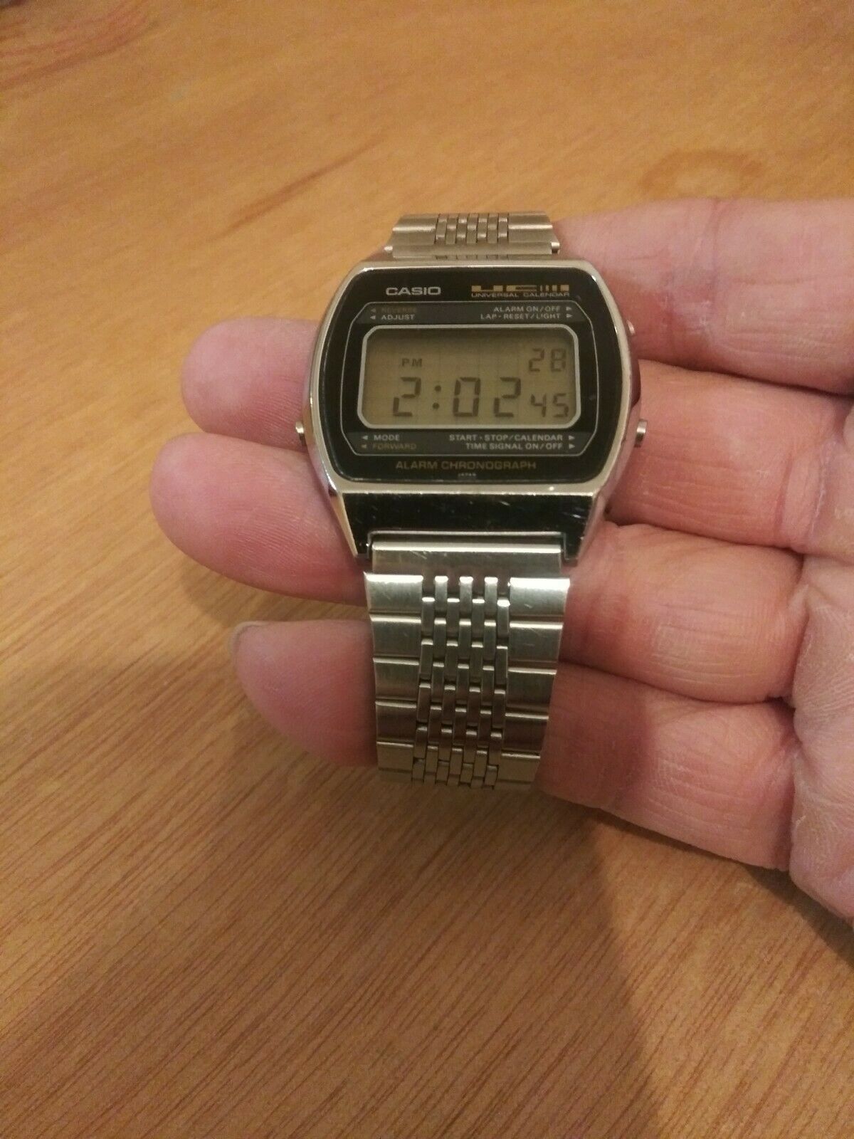Vintage Casio Universal Calendar 79-QS 39 Module Alarm LCD Digital 