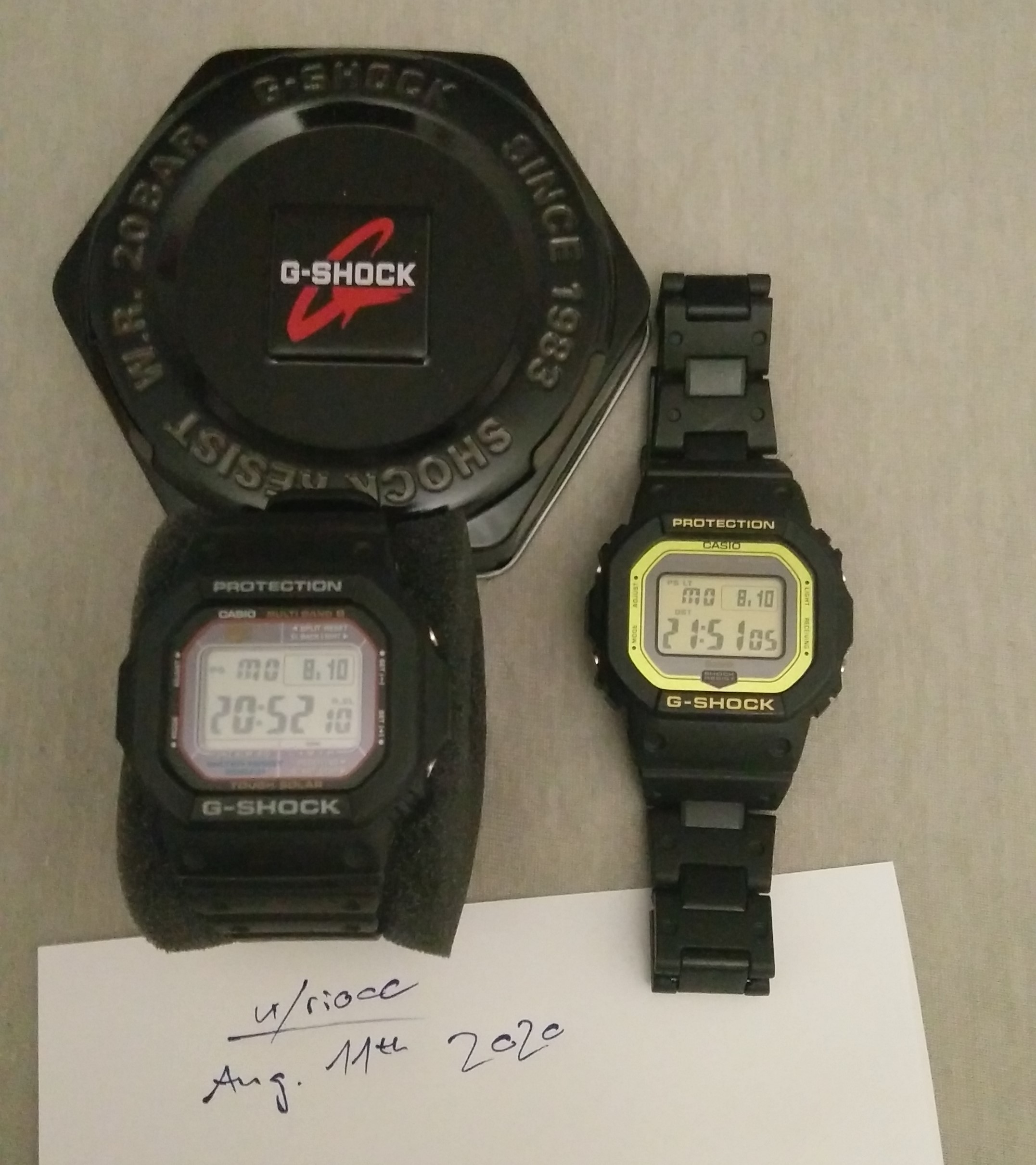 Wts Casio G Shock Gw B5600bc 1er Gw M5610 1er Watchcharts