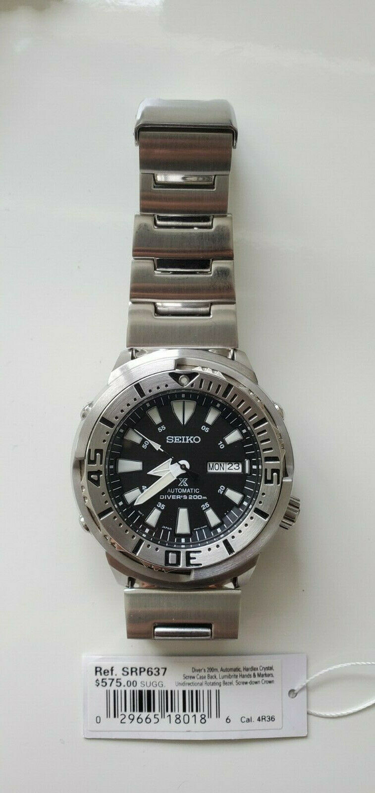 Montre Seiko Prospex Baby Tuna SRP637 - Acier - 200m - Occasion Rare