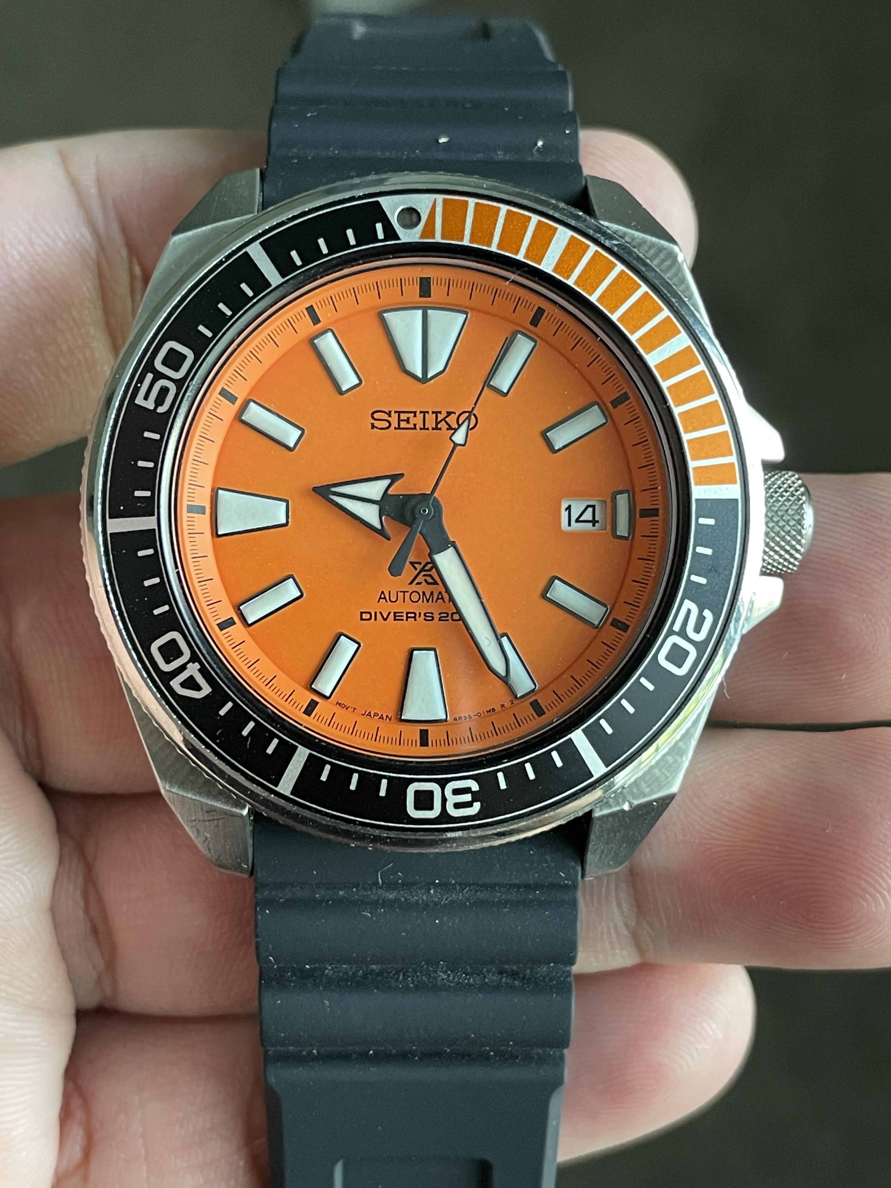 WTS] Seiko Samurai Orange SRPC07 in great condition $275 | WatchCharts
