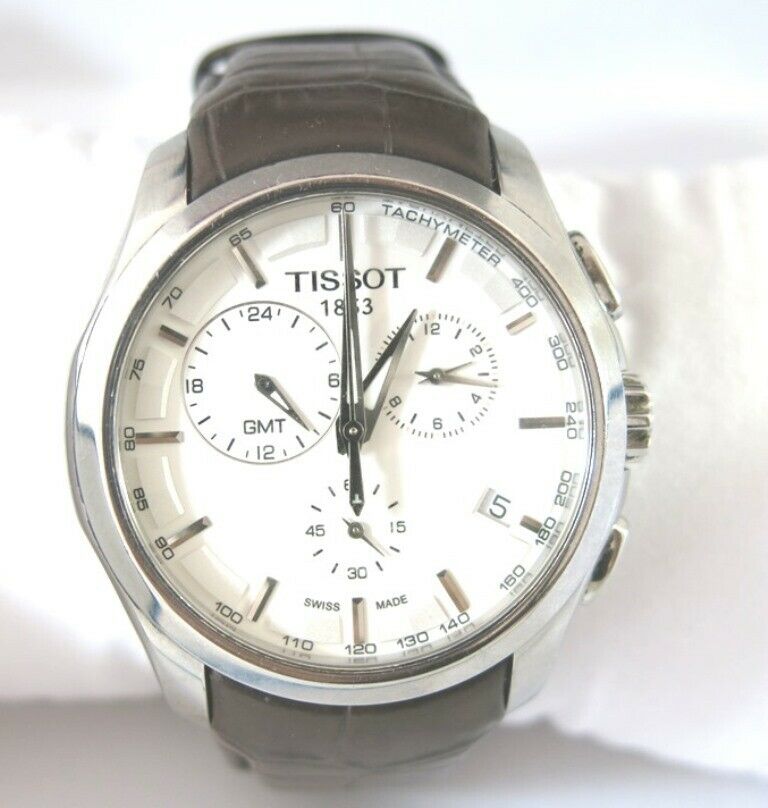TISSOT クチュリエ GMT クロノグラフ T035439A 中古稼働品 Couturier