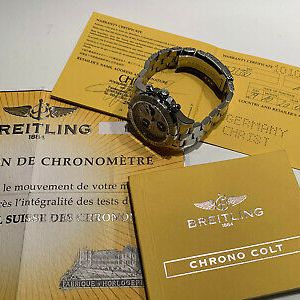 Breitling Chrono Colt 3380 Stahl 41mm Deutsche Papiere 08 Watchcharts