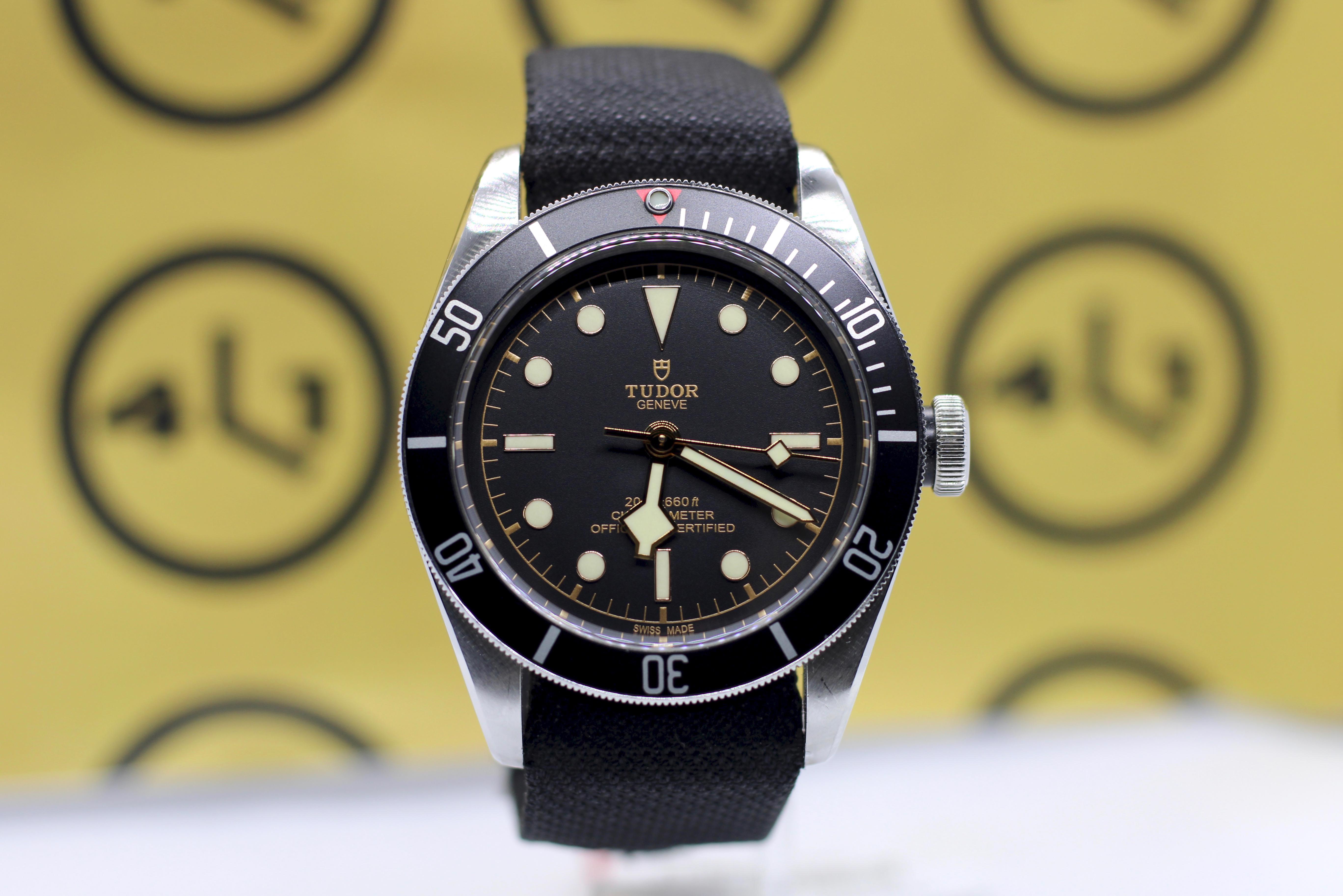 TUDOR Black Bay 41 mm Steel Case Aged Leather Strap M79230N-0008