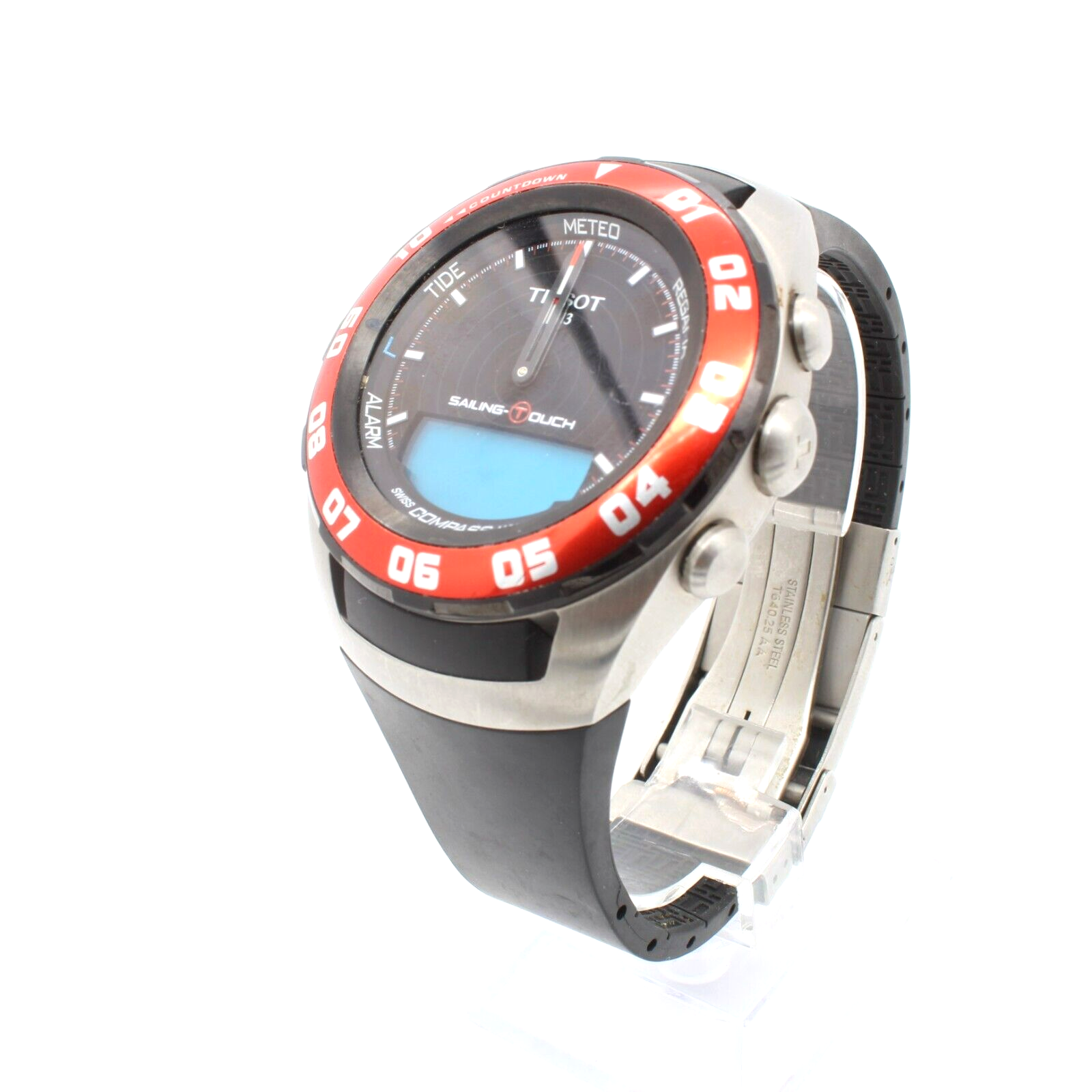 TISSOT 1853 SAILING TOUCH BLACK AND RED T056420A UNISEX WRISTWATCH