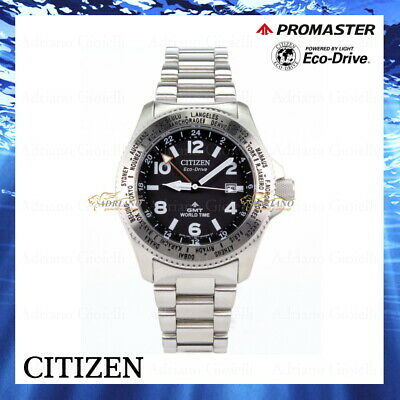 Citizen Promaster BJ7100-82E GMT Eco-Drive Stainless Steel Diver's ...