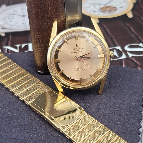 [€2,250 EUR] Universal Genève Polerouter Jet Automatic Microrotor ref