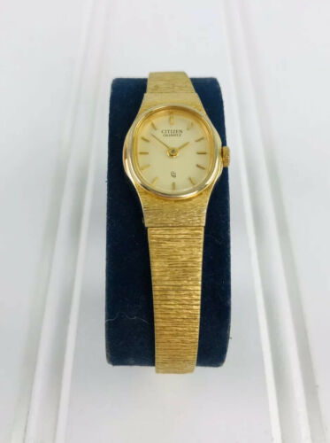 citizen quartz watch gold vintage