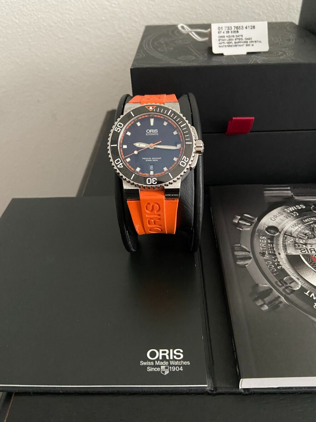 Oris Aquis Men s Black Watch 01 733 7653 4128 WatchCharts