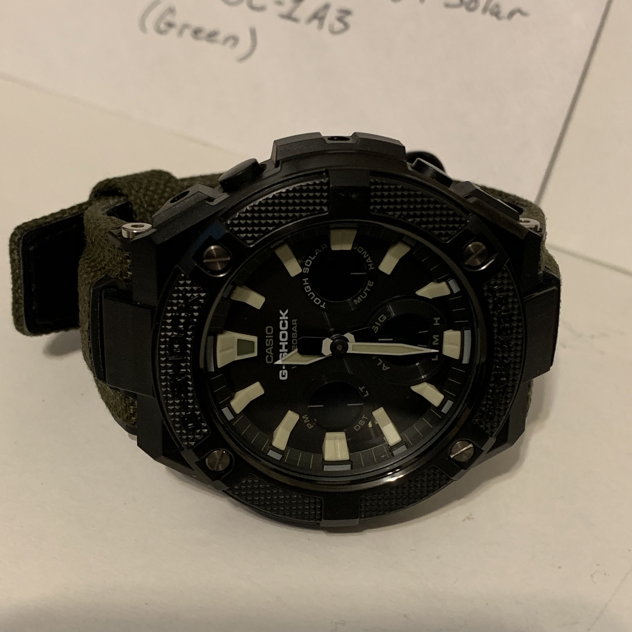 g shock mint green