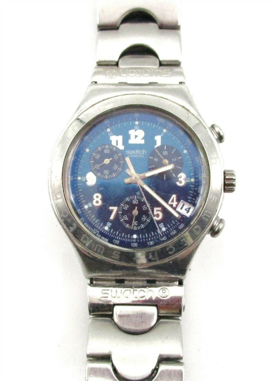 Swatch Swiss AG 1996 4 Jewels Patented WR Stainless Steel Swatch Swiss AG 1996 4 Jewels Patented WR Stainless Steel