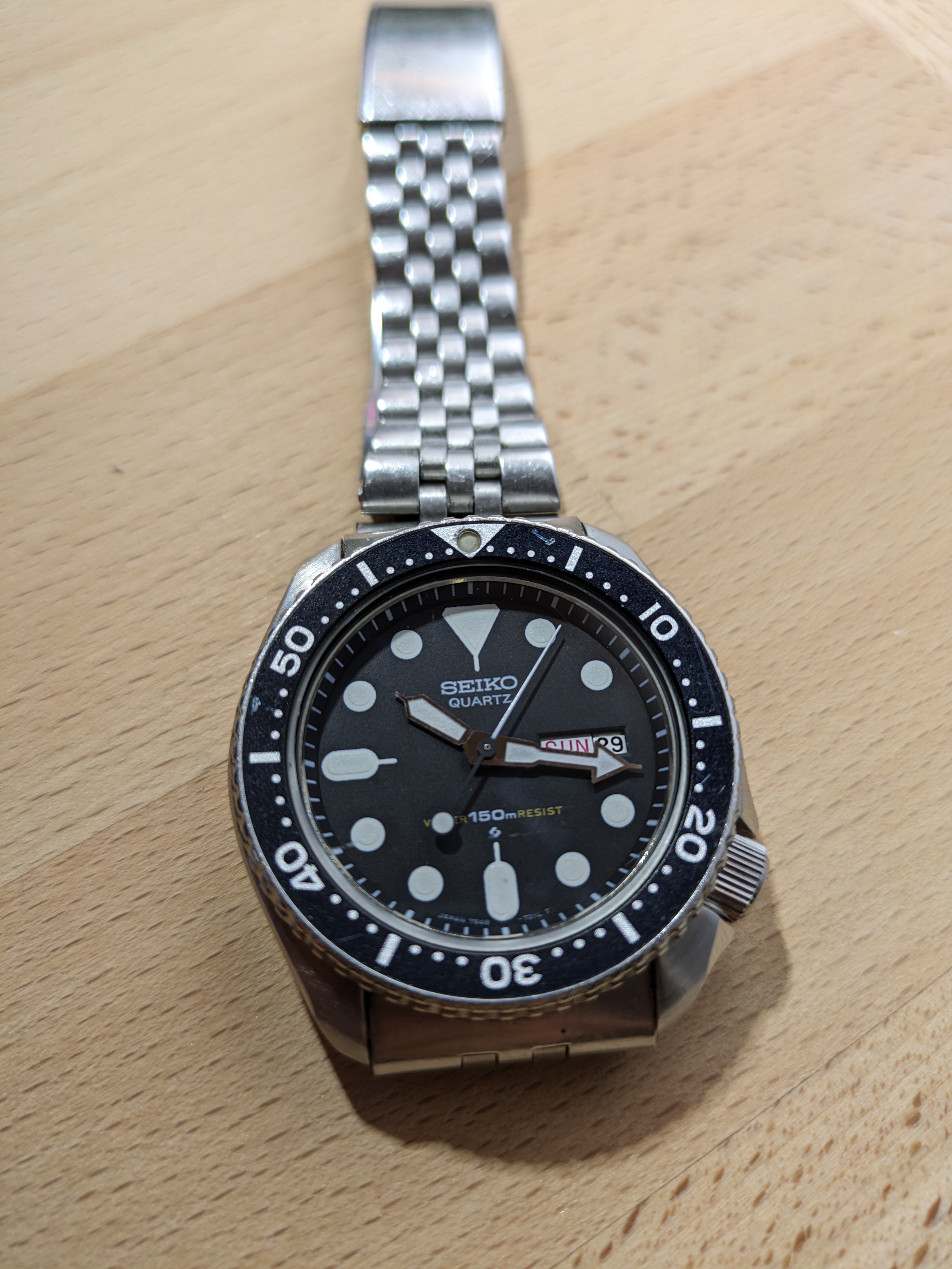 si  WTS] Seiko 7548-7000 JDM Quartz on an original z199 bracelet