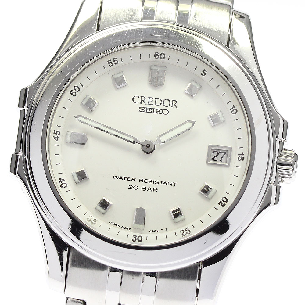 SEIKO] Seiko Credor Pacific Date 8J82-6A00 Quartz Men
