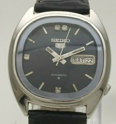 Vintage Seiko 5 Japan Automatic 17J Cal 6309 5160 Day Date Steel Men Wrist  Watch | WatchCharts