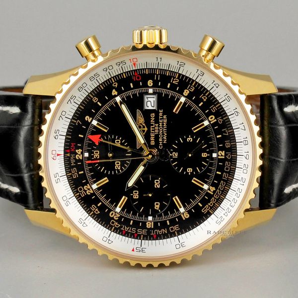 breitling navitimer world gold