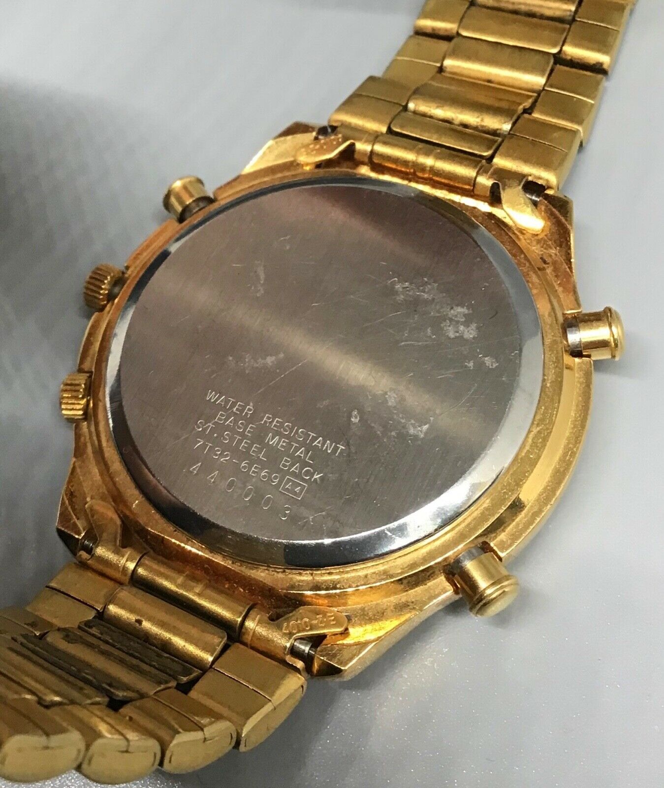 Vintage SEIKO QUARTZ CHRONOGRAPH 7T32-6E69 Date & Alarm Men's Wristwatch |  WatchCharts